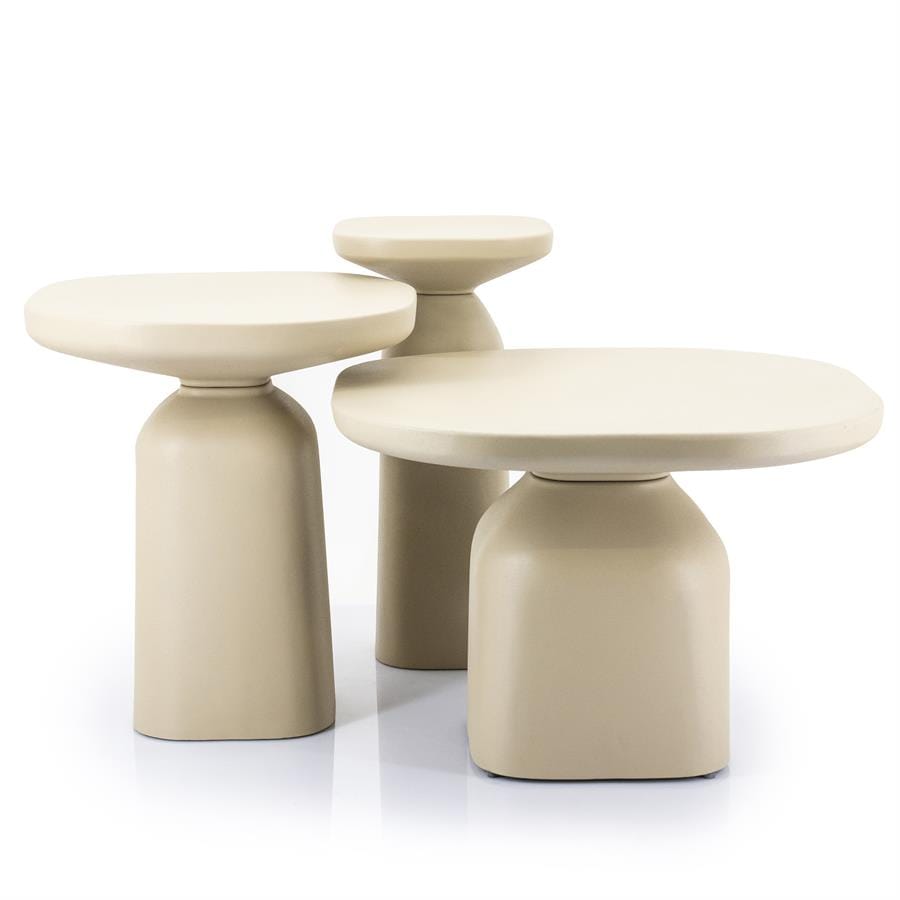 Beistelltisch Squand mittel – beige