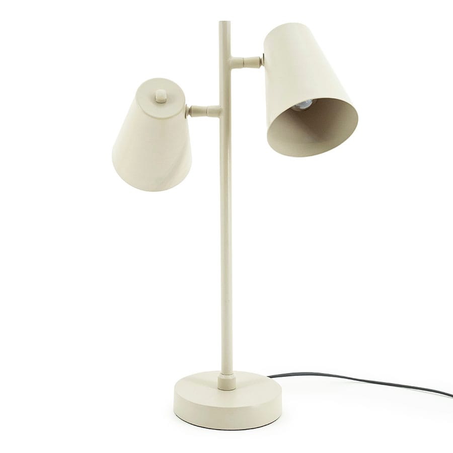 Tischleuchte Cole – beige