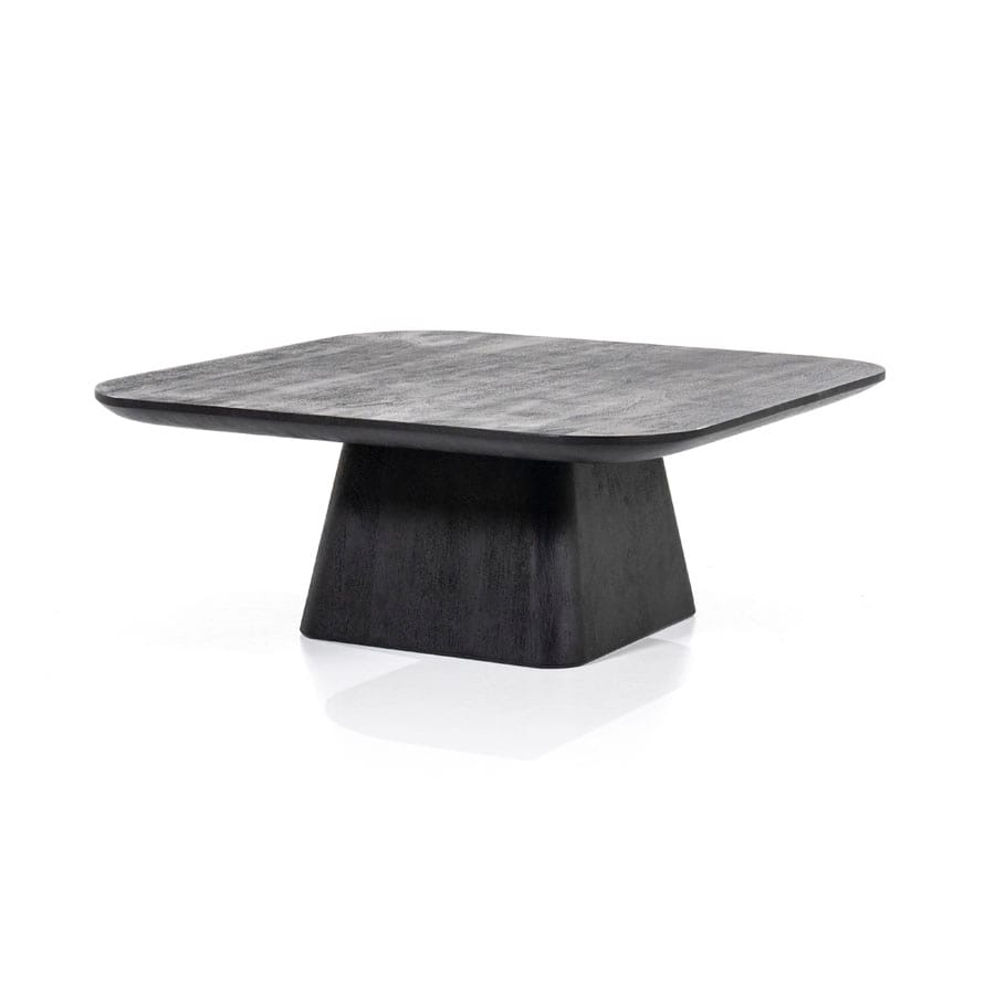 Couchtisch Aron quadratisch 80×80 – schwarz