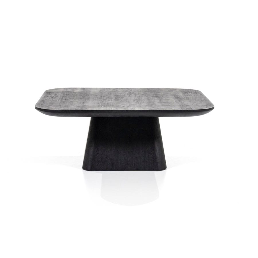 Couchtisch Aron quadratisch 80×80 – schwarz