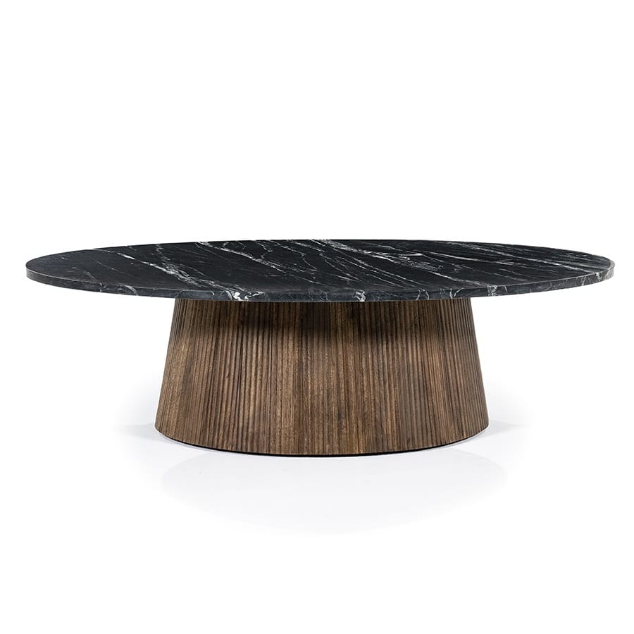 Couchtisch Maxim Marmor Schwarz 120×70 cm