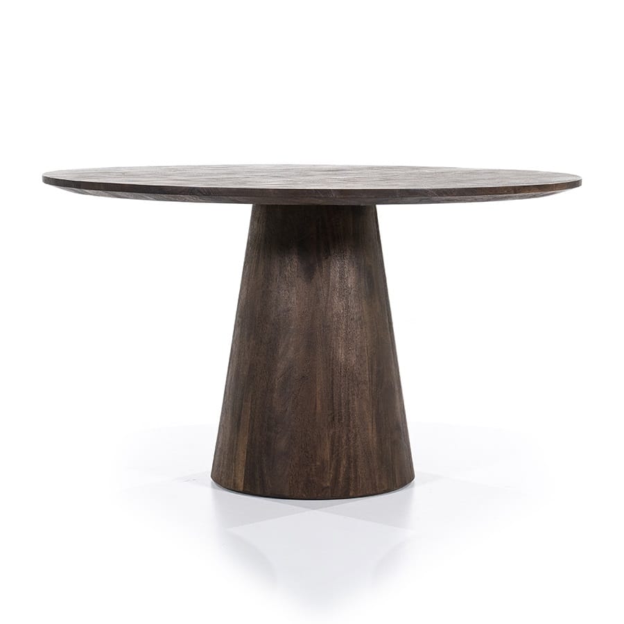 Eleonora-Esstisch-Aron-rund-130-braun