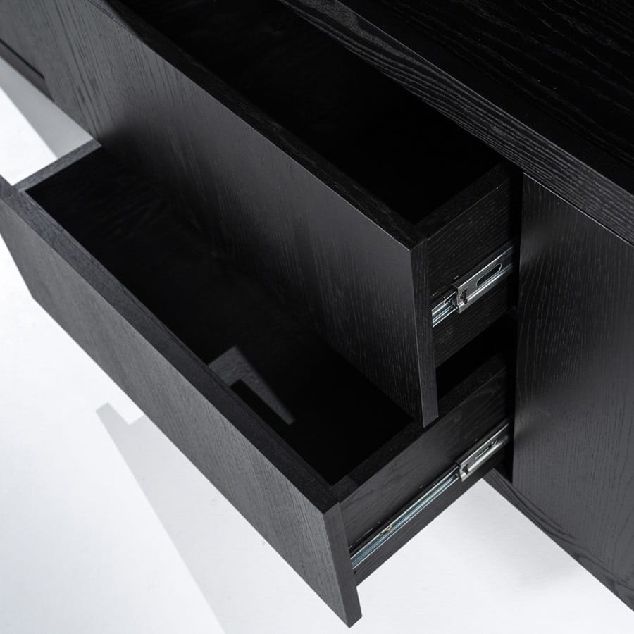 Eleonora-Schrank-Helsinki-200x220cm-2-teilig-4-Tueren-2-Schubladen-schwarz-4