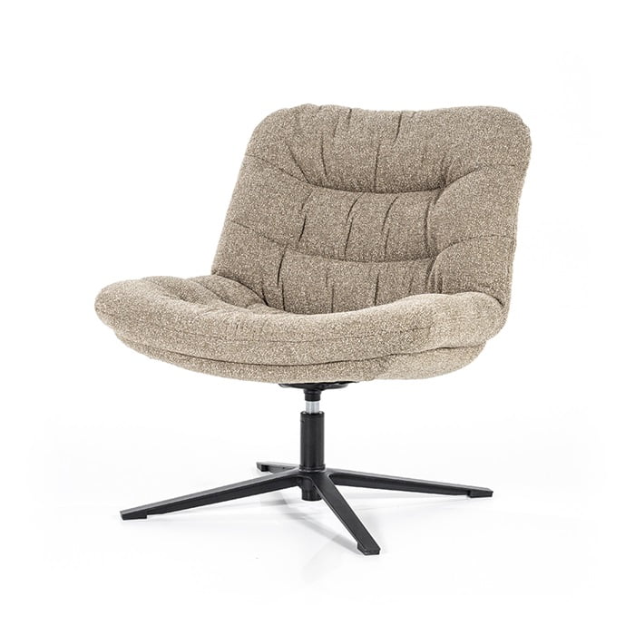 Sessel Bastiaan – cognac java Leder