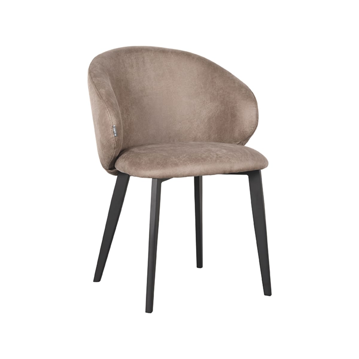 Label51-Esszimmerstuhl-Logan-Wildleder-Taupe