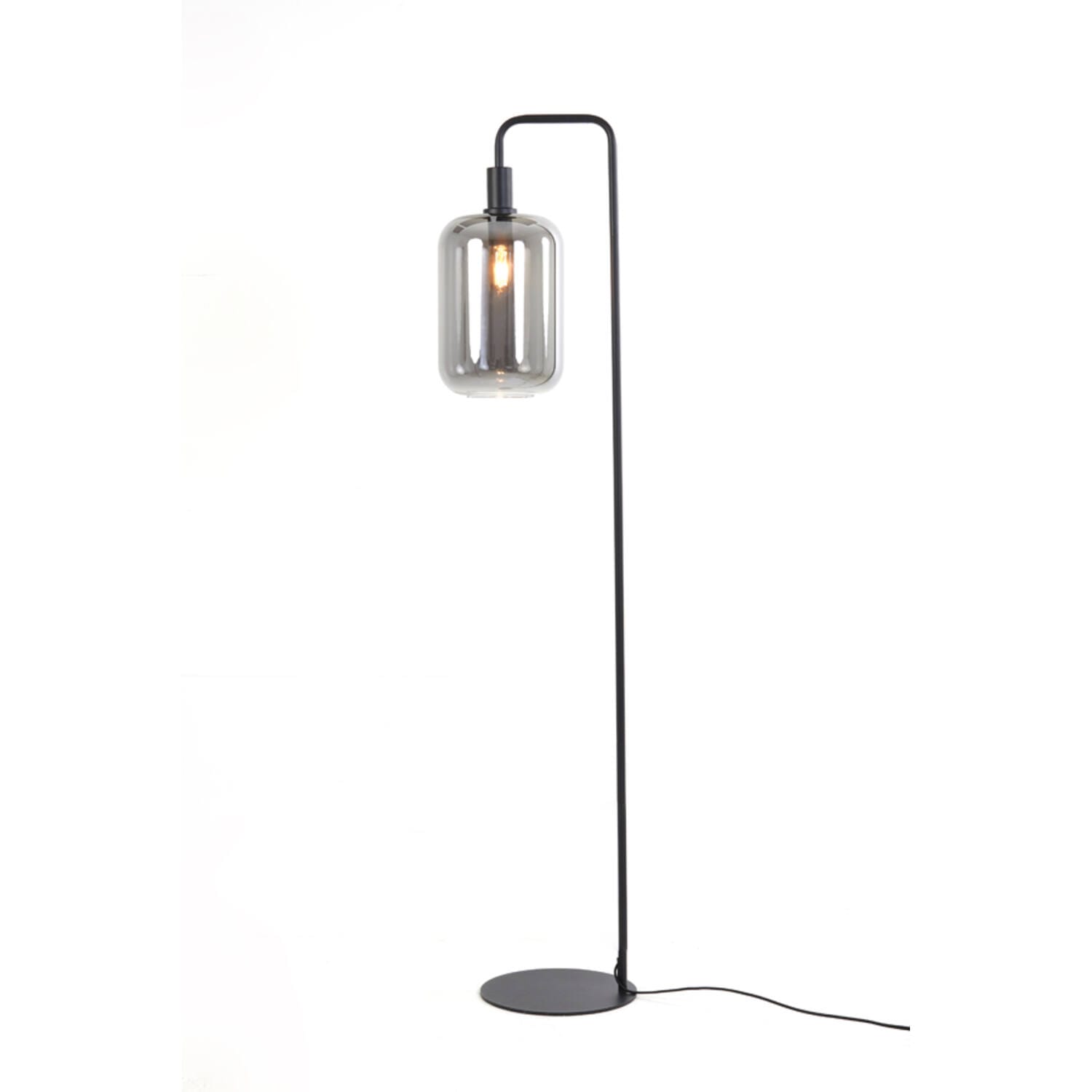 Light-Living-Stehleuchte-LEKAR-schwarz-Rauchglas-4