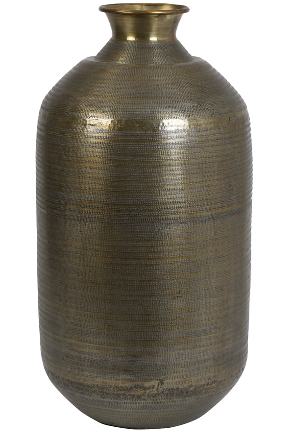 Vase Golas Mundgeblasenes Glas Blau
