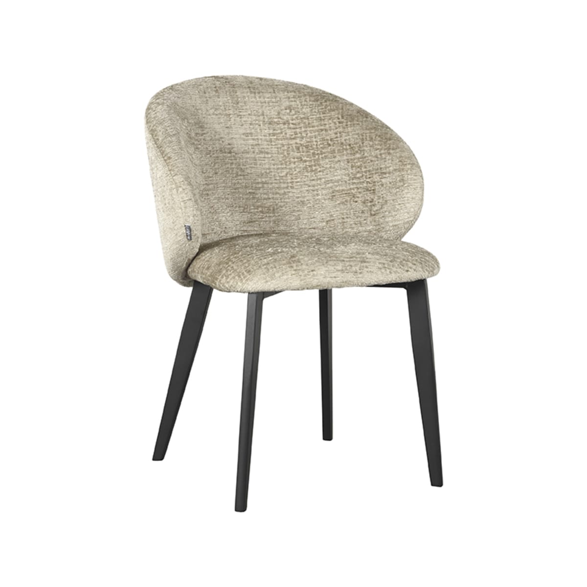 Esszimmerstuhl Logan – Samt Beige