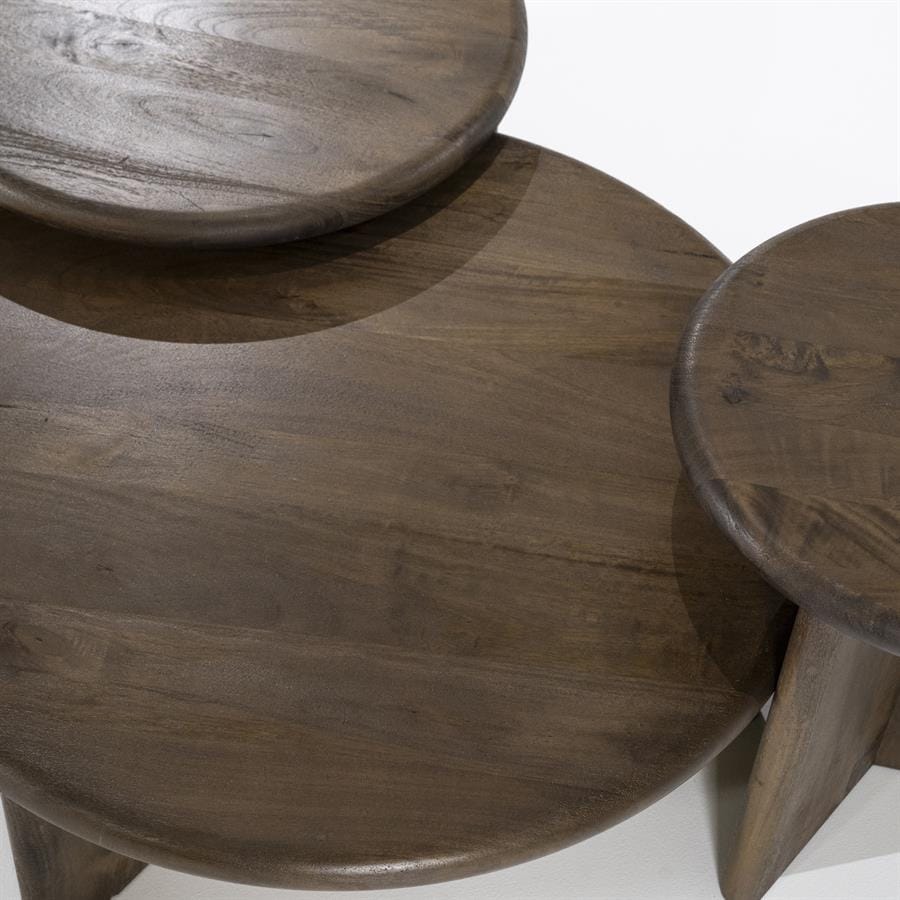 Couchtisch Leoti Braun 80×80 cm