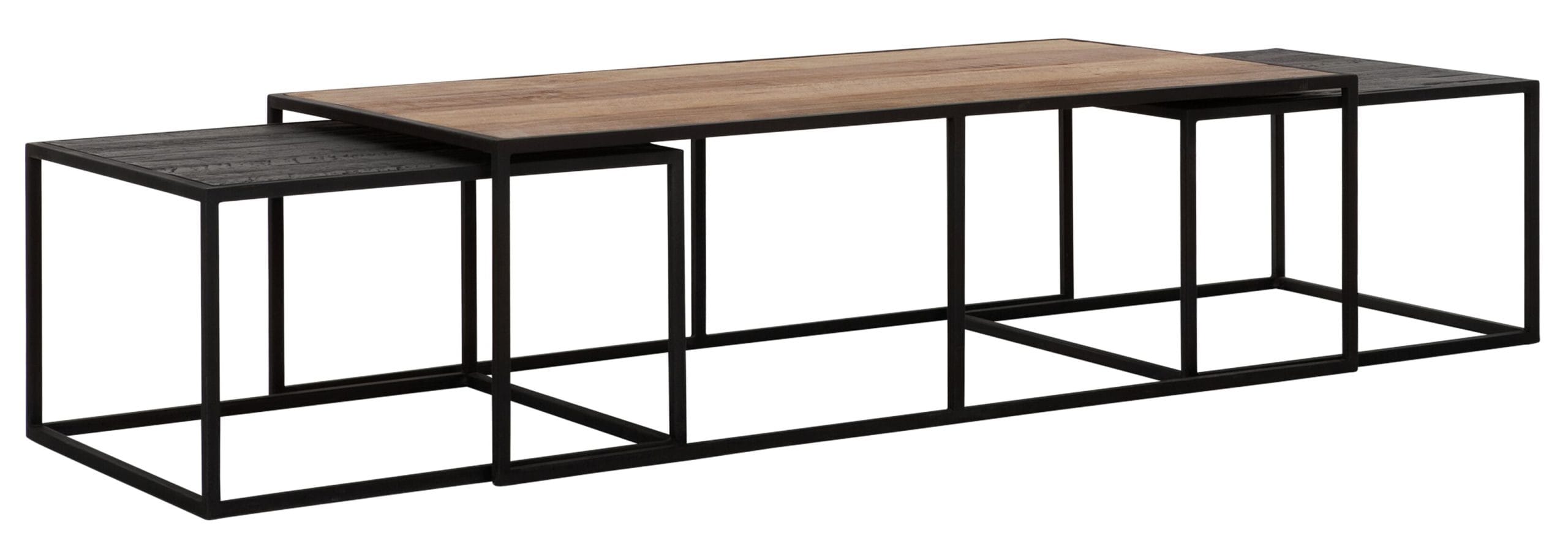 Couchtisch Cosmo Rechteckig 3er Set
