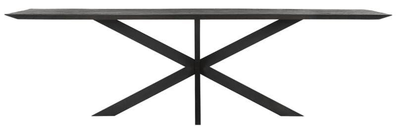 Esszimmertisch Timeless Black Curves Teakholz