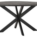 DTP-Home-Esszimmertisch-Timeless-Black-Shape-Round-Teakholz