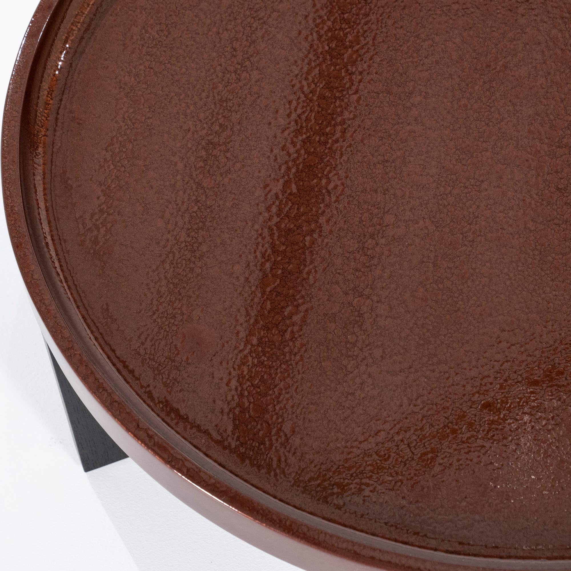 Couchtisch Mayson Round Rot 120×120 cm