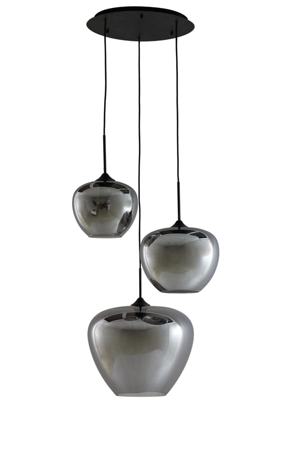 Light-Living-Hangelampe-MAYSON-Rauchglas-mattschwarz