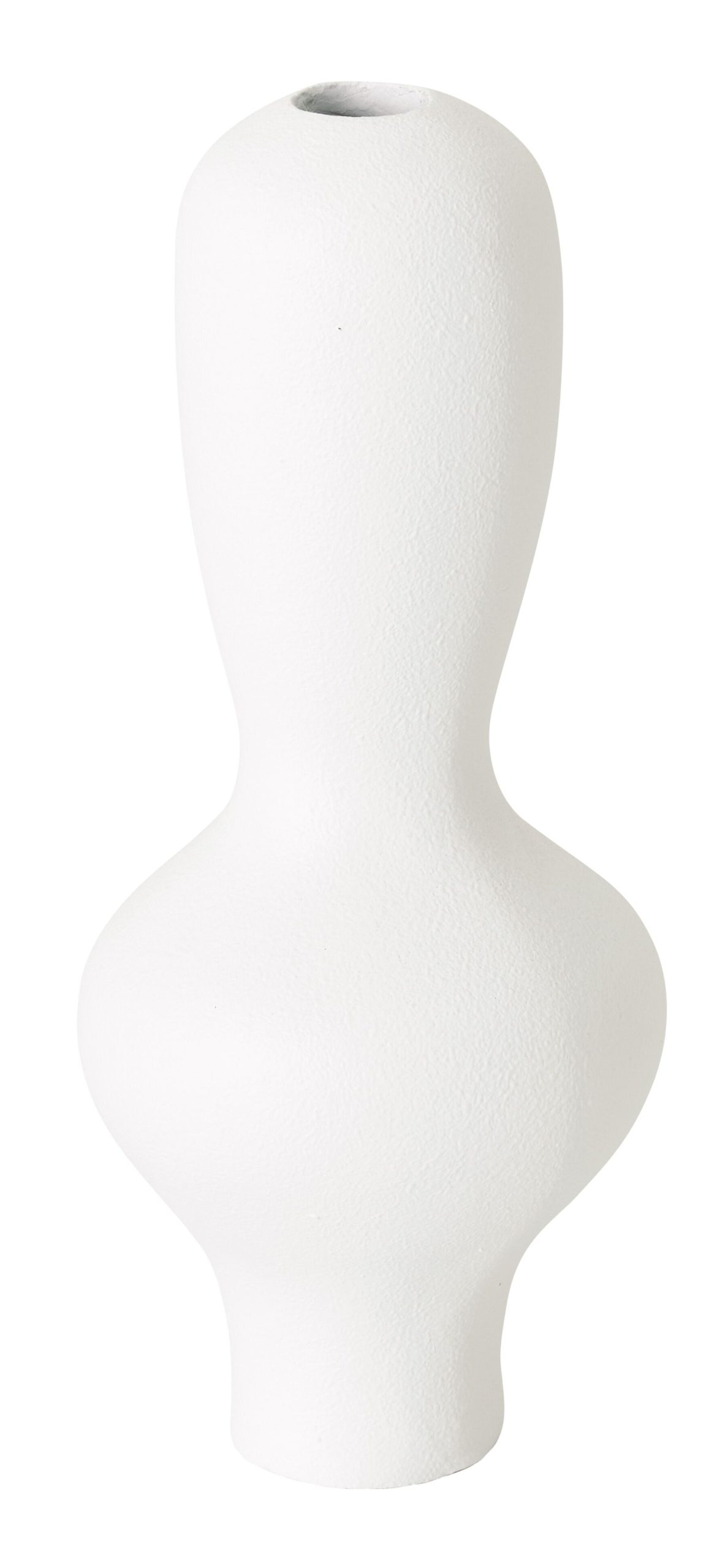 Vase Bowling Weiß