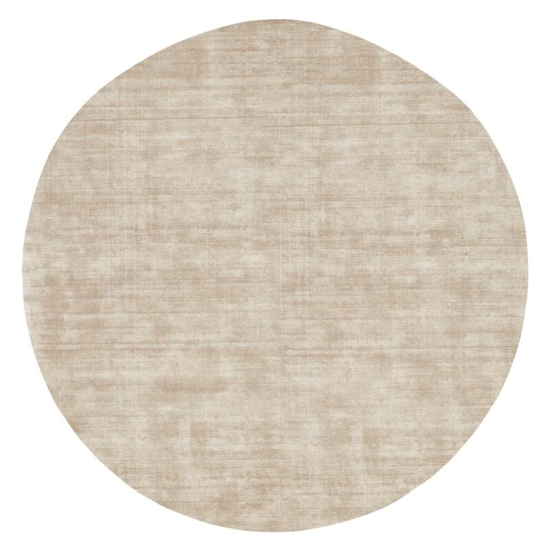 Teppich La Belle Rund Klein Beige