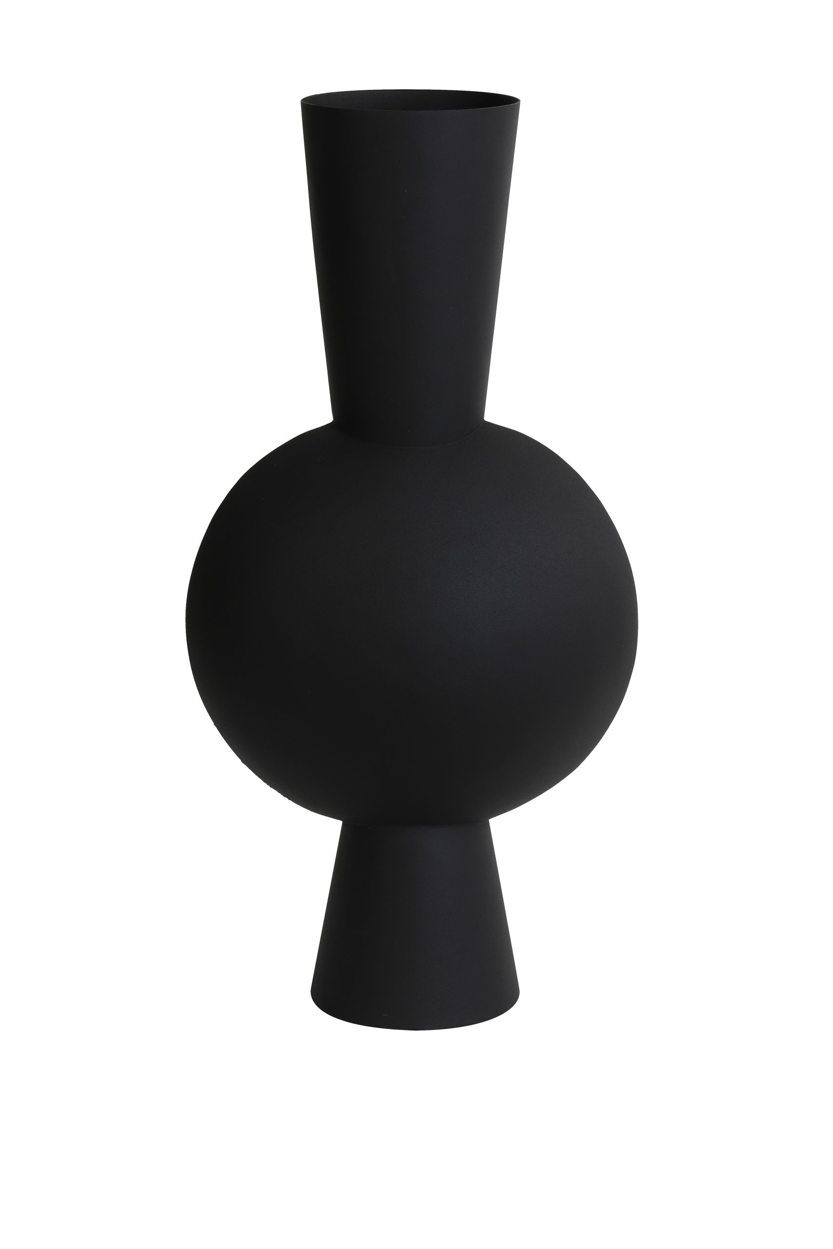 Vase KAVANDU mattschwarz