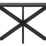 Esszimmertisch Timeless Black Beam Teakholz