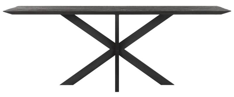 Esszimmertisch Timeless Black Beam Teakholz