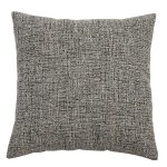 Kissen 45x45 cm KOURY samt dunkel braun/sand