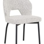 Esszimmerstuhl Bloom Boucle Hellgrau