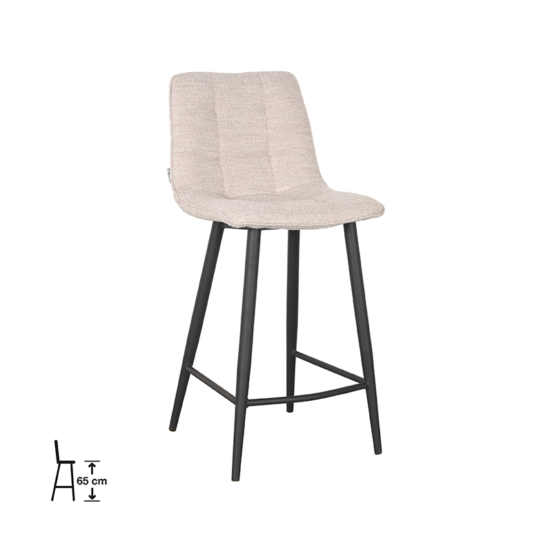 Barstuhl Jelt – Boucle Natural