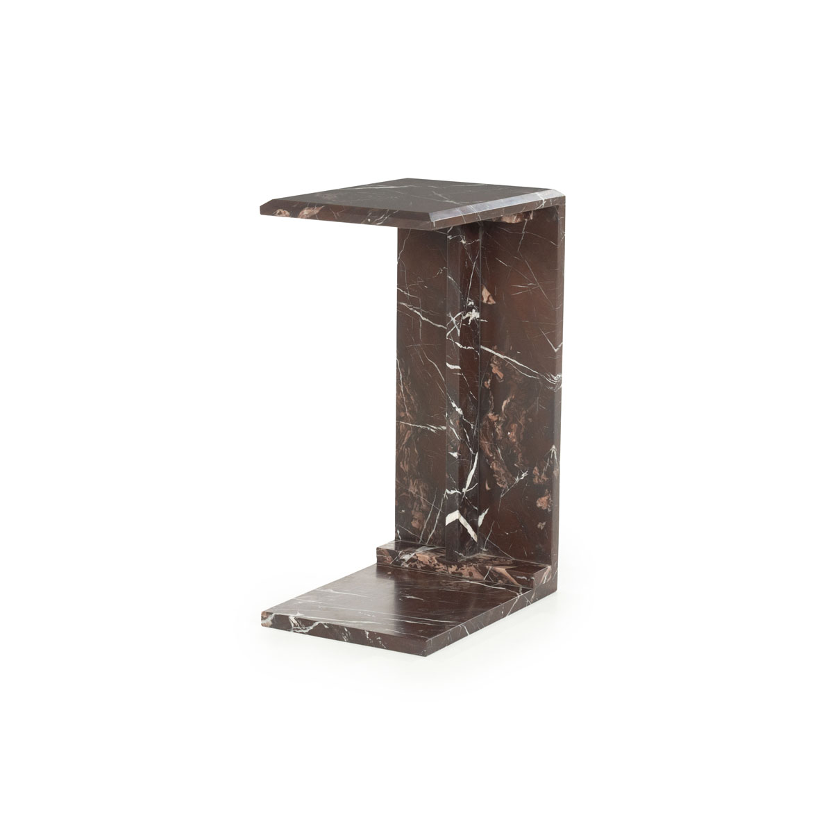 Beistelltisch Mirage Marmor Rot