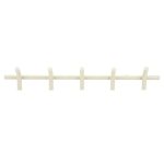 Garderobenständer Matto mit 5 Haken Beige