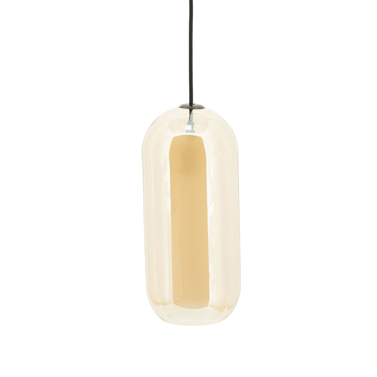 Hängeleuchte Shona Glas Amber 1 Lampe
