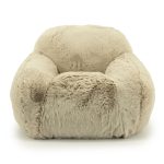 Superweicher Sessel Little Hug in Taupe