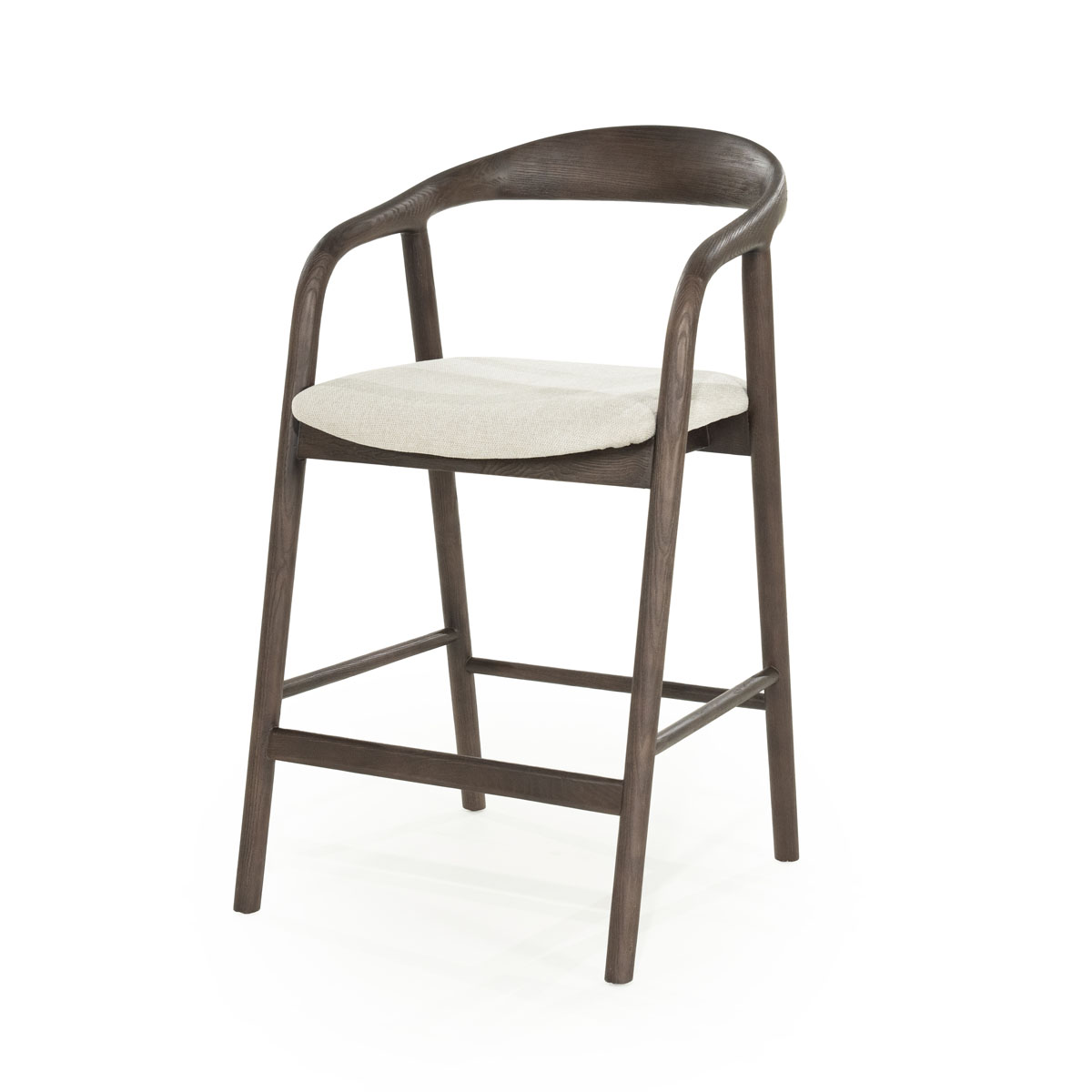 Barhocker Rayven Esche Braun 65 cm