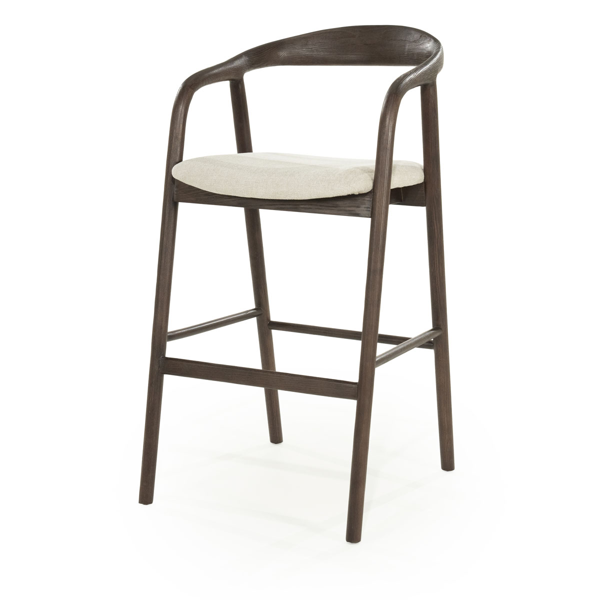 Barhocker Rayven Esche Braun 75 cm