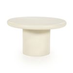 Beistelltisch Jade rund beige 66x66 cm