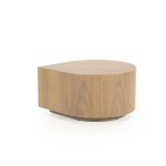 Beistelltisch Jules Drop Hellbraun 55x55 cm
