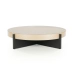 Couchtisch Juliet rund beige 110x110 cm