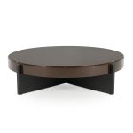 Couchtisch Juliet rund braun 110x110 cm