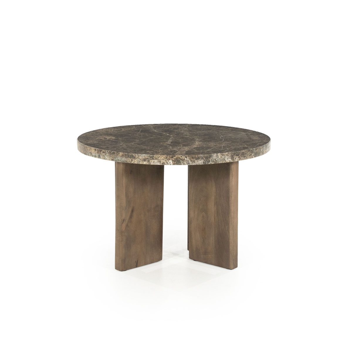 Couchtisch Lando Rund Marmor 60×60 cm
