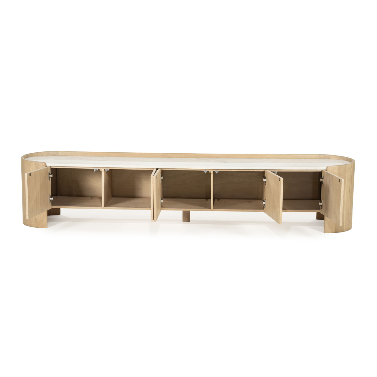 Don TV-Ständer Eichenholz 240 cm