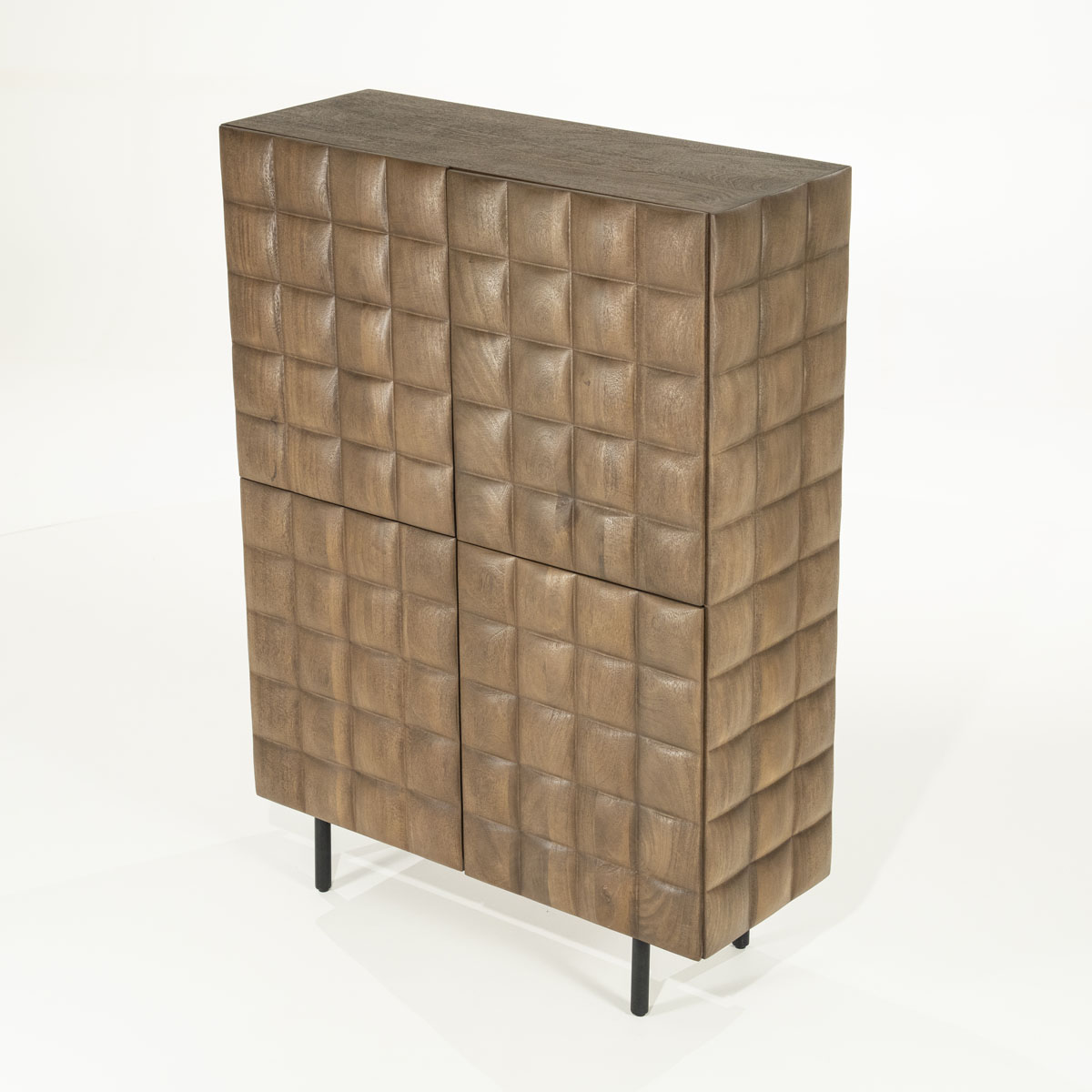 Felix-Schrank, Mangoholz, 109×147 cm