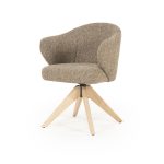 Sessel Connor Drehbar Natur Braun Donna