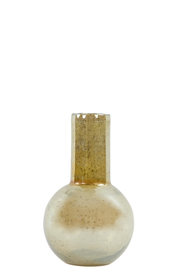 Vase DAPOLI bernsteinfarben