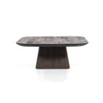 Couchtisch Aron Quadratisch Mangoholz Braun 80x80 cm