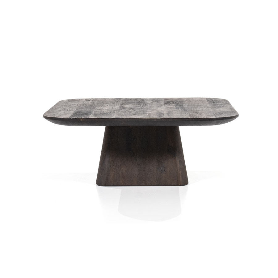 Couchtisch Aron Quadratisch Mangoholz Braun 80×80 cm