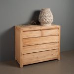 Kommode Corona Teakholz Mit 5 Schubladen