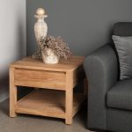 Beistelltisch Corona Teak Mit 1 Schublade