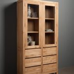 Schrank Corona Teakholz Mit 2 Türen Und 6 Schubladen