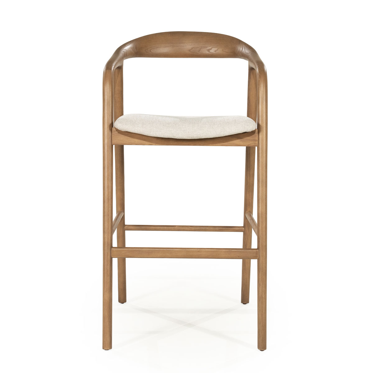 Barhocker Rayven Eschenholz Hellbraun Sitzhöhe 75 cm