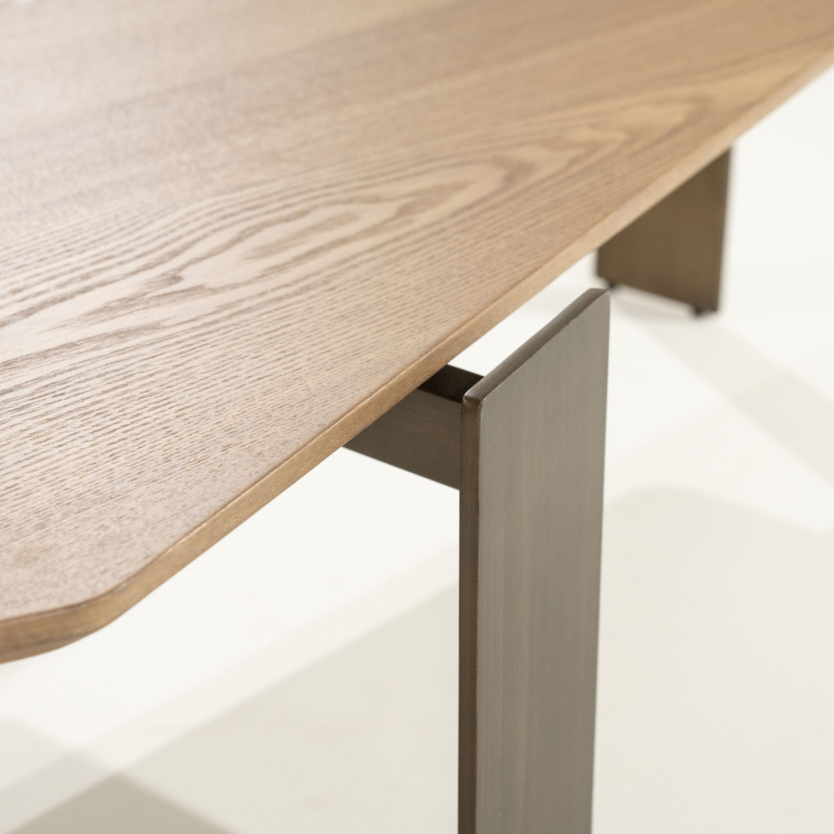 Organischer Couchtisch Robert Eschenholz Braun 150×70 cm