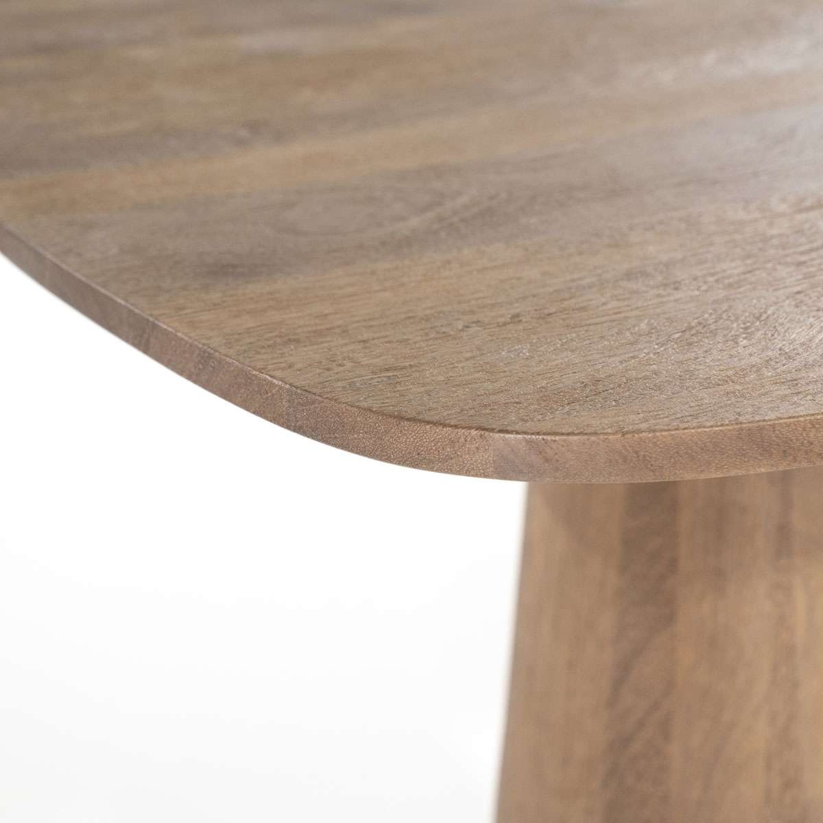 Quadratischer Bartisch Aron Mangoholz Hellbraun 80 x 80 cm