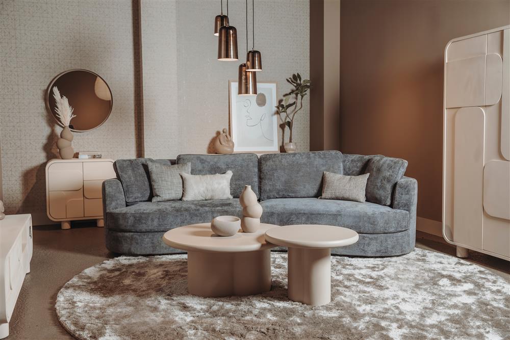 Sofa Sunderland 3-Sitzer Hellgrau